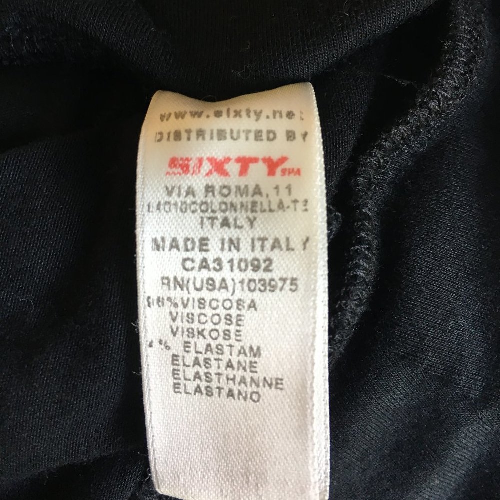 Miss Sixty Black Jersey Short Casual Dress - Picture 7 of 8